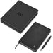 Corinthia Hard Cover Notebook & Pen Set Black / BL