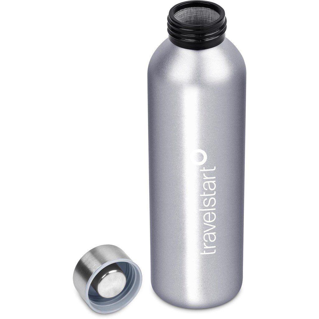 Cosmo Recycled Aluminium Water Bottle - 650ml - Bottles,Drinkware,Recycled Drinkware,Full-Wrap UV Bottles