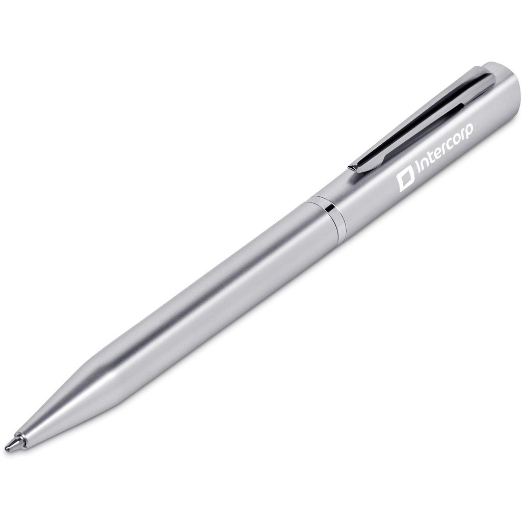 Crowne Ball Pen SILVER - Plastic Pens,Writing Instruments,Ideas for Conferences