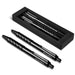 Alex Varga Cyrion Ball Pen & Pencil Set-Pen & Pencil Sets-Black-BL