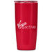Daytona Plastic 2-in-1 Double-Wall Tumbler & Straw - 600ml Red / R