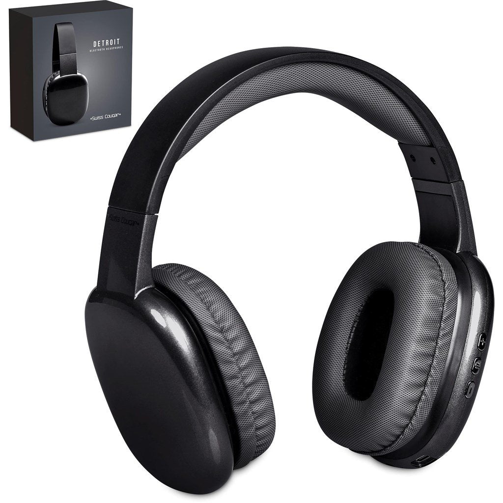 Detroit Bluetooth Headphones GUN METAL - Headphones,Technology