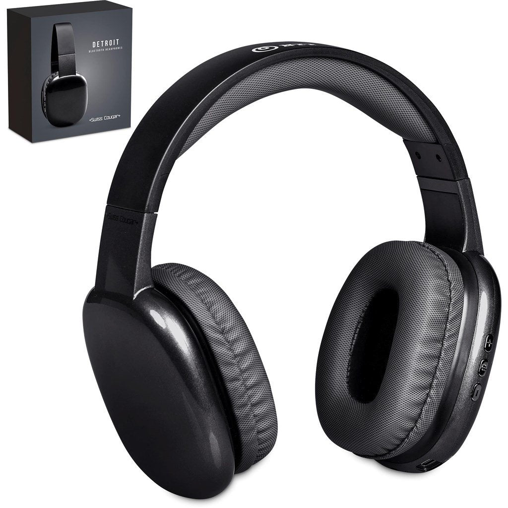 Detroit Bluetooth Headphones GUN METAL - Headphones,Technology