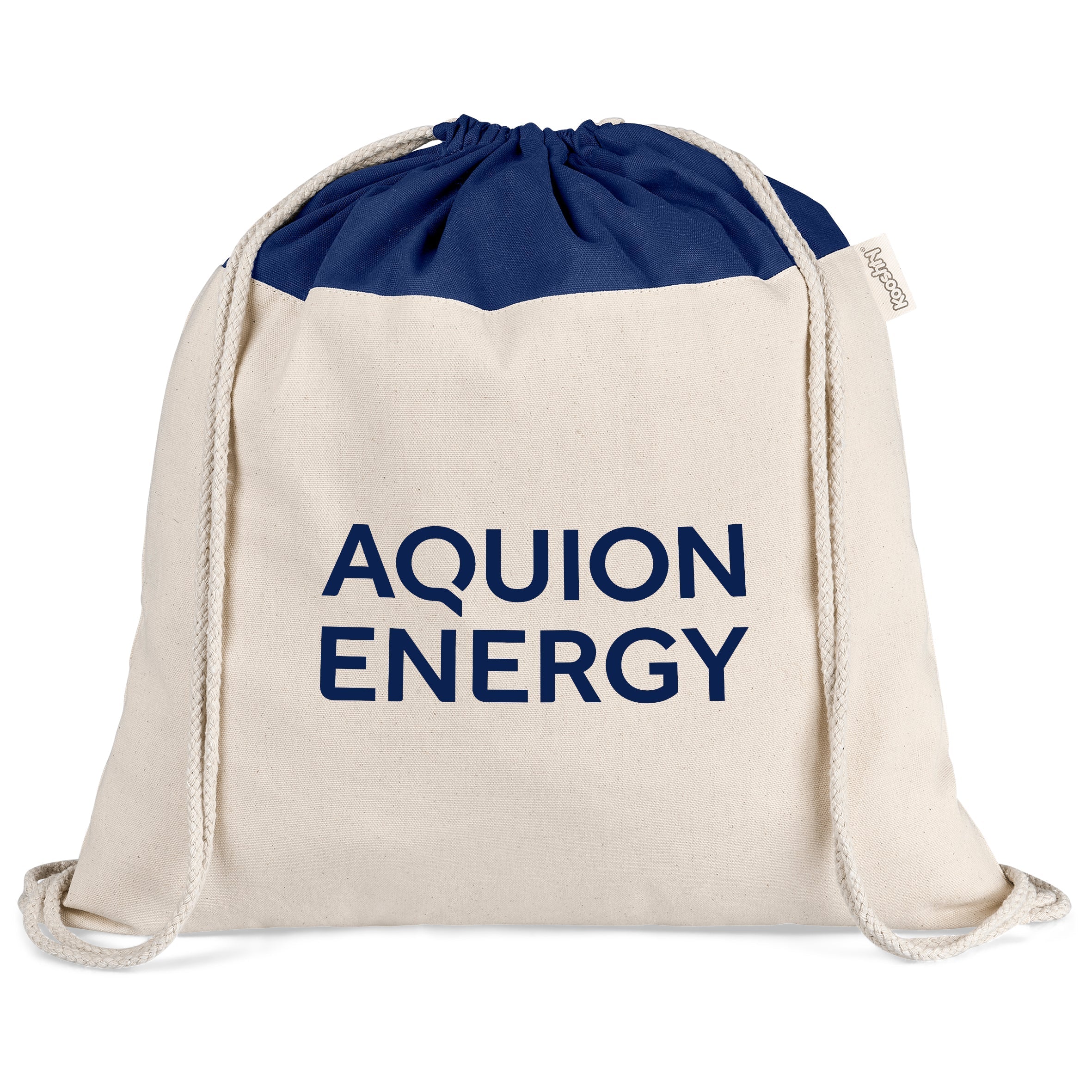 Dominica Jumbo Cotton Drawstring Bag Navy / N