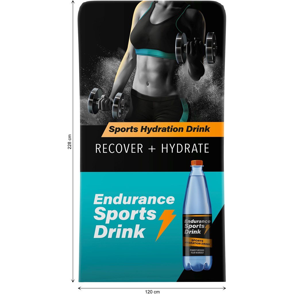 Double Sided Fabric Tube System Skin 1.2m - Display Skins