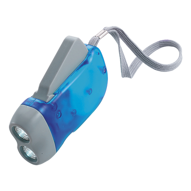 Dynamo Torch with 2 LED Lights Cobalt / STD / Last Buy - Flashlights and Tools