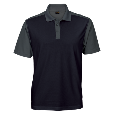 Eagle Golfer Mens Black/Charcoal / 2XL / Last Buy - Golf Shirts