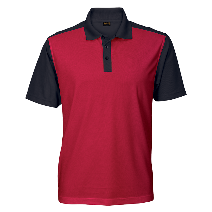 Eagle Golfer Mens Red/Black / XL / Last Buy - Golf Shirts