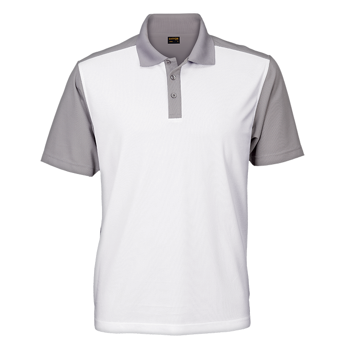 Eagle Golfer Mens White/Silver / 3XL / Last Buy - Golf Shirts