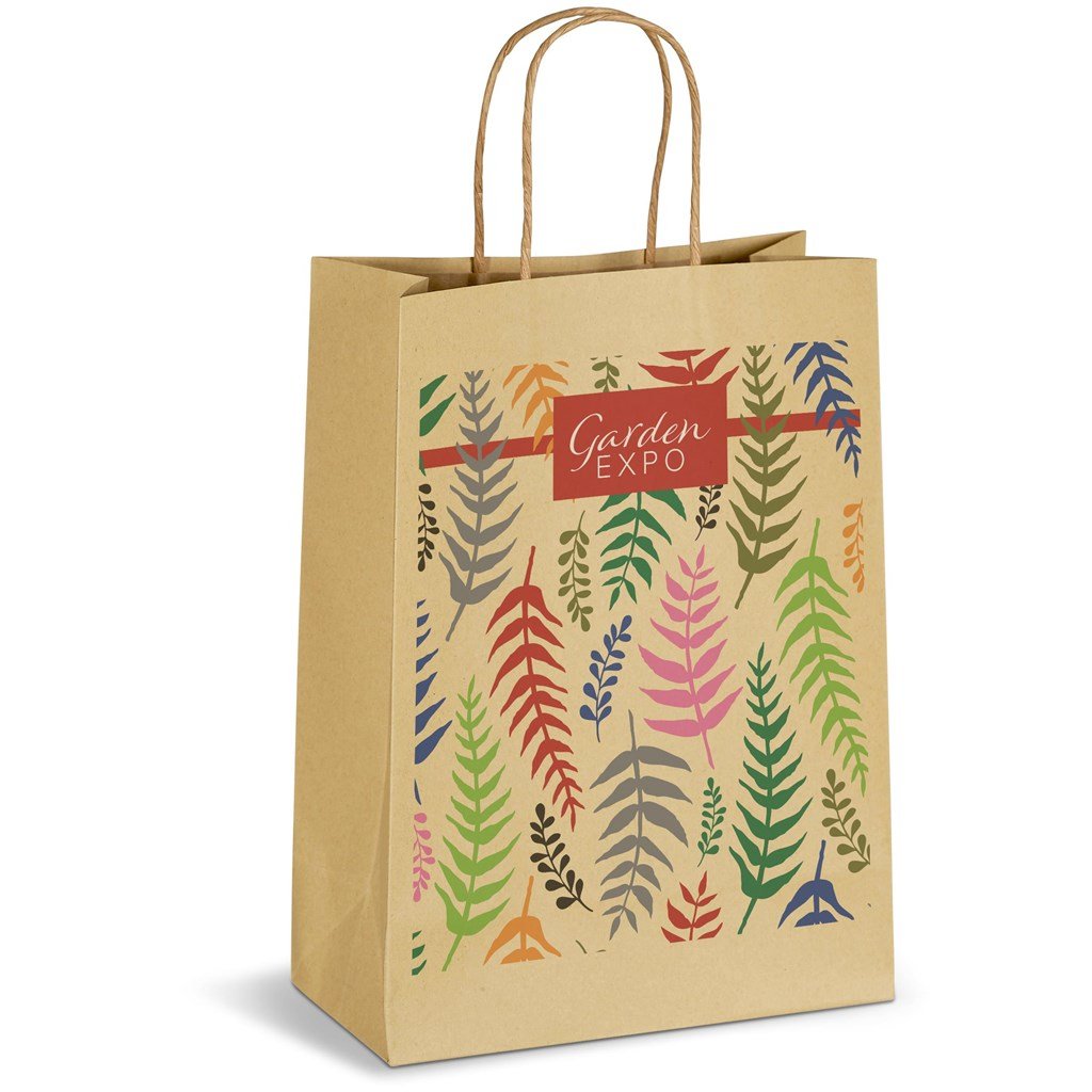 Custom Ecological Midi Gift Bag 150gsm Natural / NT - Bags