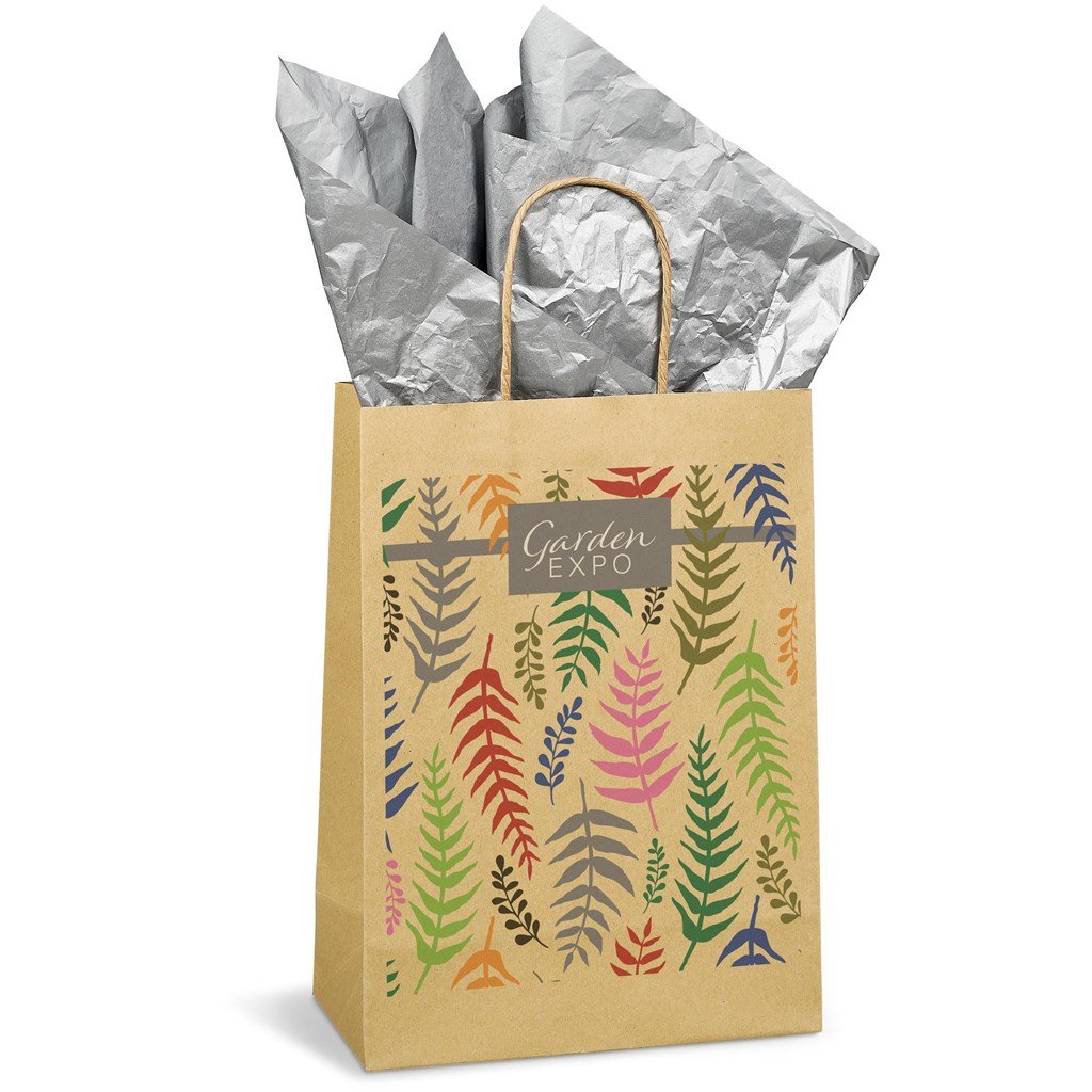 Custom Ecological Midi Gift Bag 150gsm Natural / NT - Bags