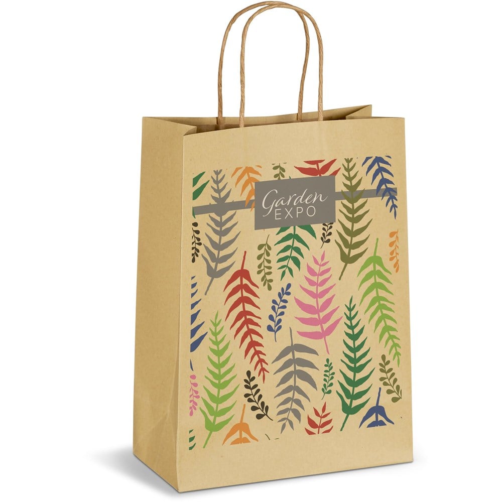 Custom Ecological Midi Gift Bag 150gsm Natural / NT - Bags