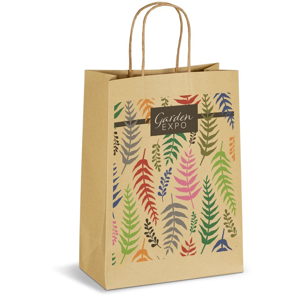 Custom Ecological Midi Gift Bag 150gsm Natural / NT - Bags