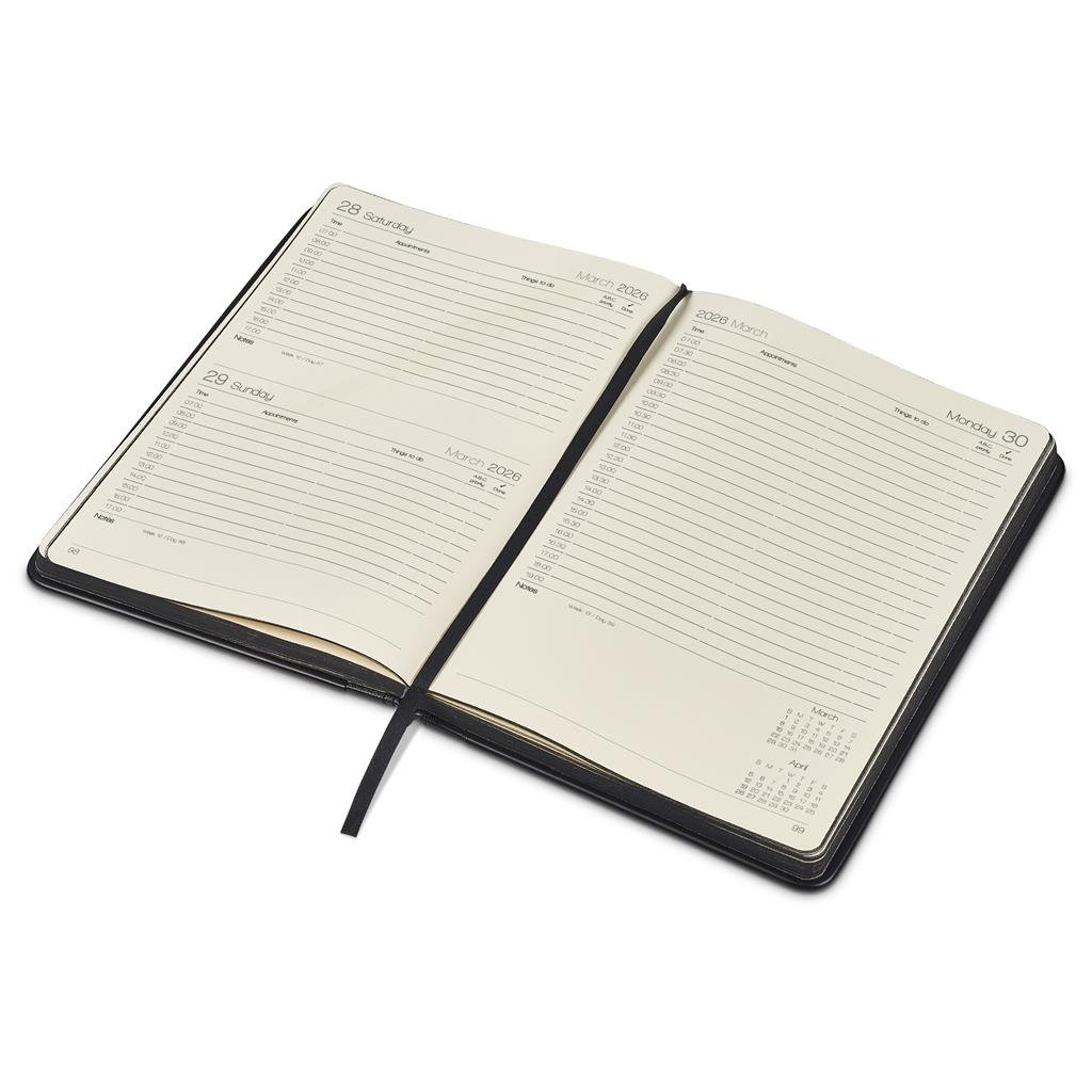 Egality A5 2026 Diary & Pen Set BLACK - Diaries 2026,Diaries 2026,Diary Sets
