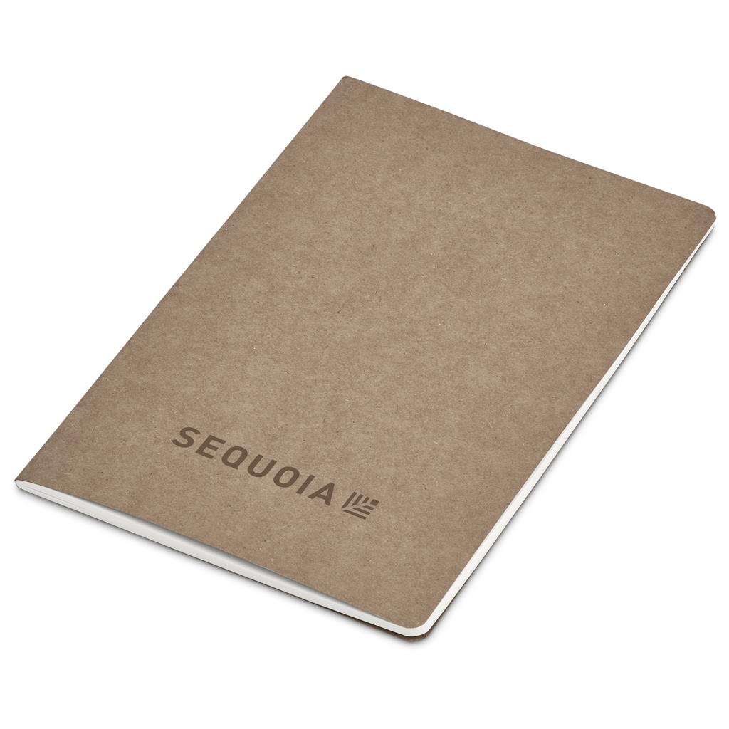 Emika FSC Certified Paper A5 Soft Cover Notebook NATURAL - Notebooks,Eco-Friendly Ideas,Ideas for Conferences,Ideas School,Ideas