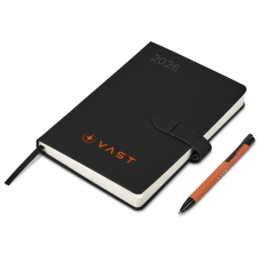 Enterprise A5 2026 Diary & Zeta Pen Set