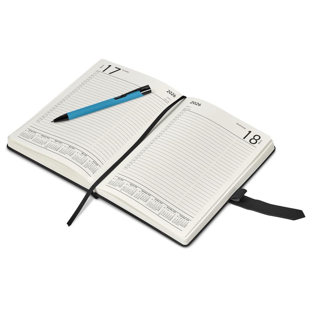 Enterprise A5 2026 Diary & Zeta Pen Set