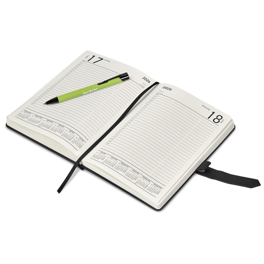 Enterprise A5 2026 Diary & Zeta Pen Set