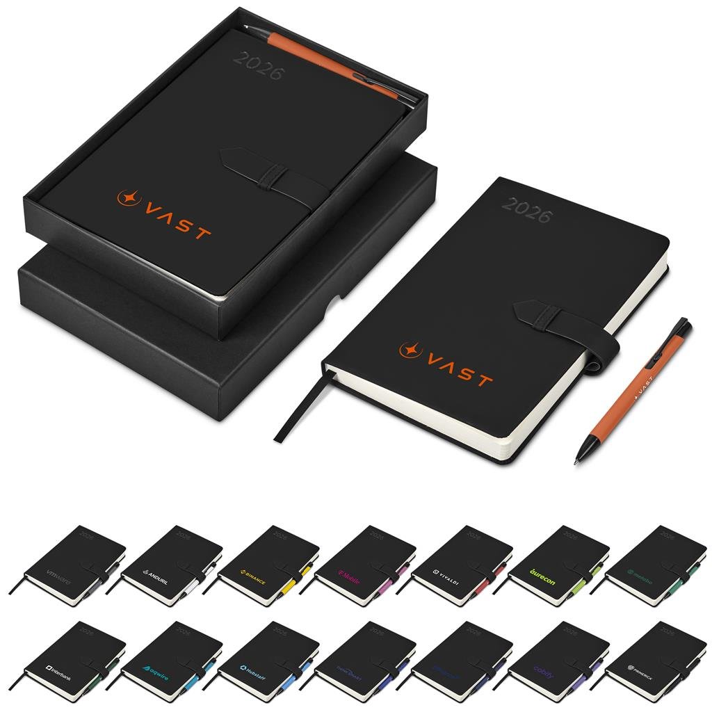 Enterprise A5 2026 Diary & Zeta Pen Set