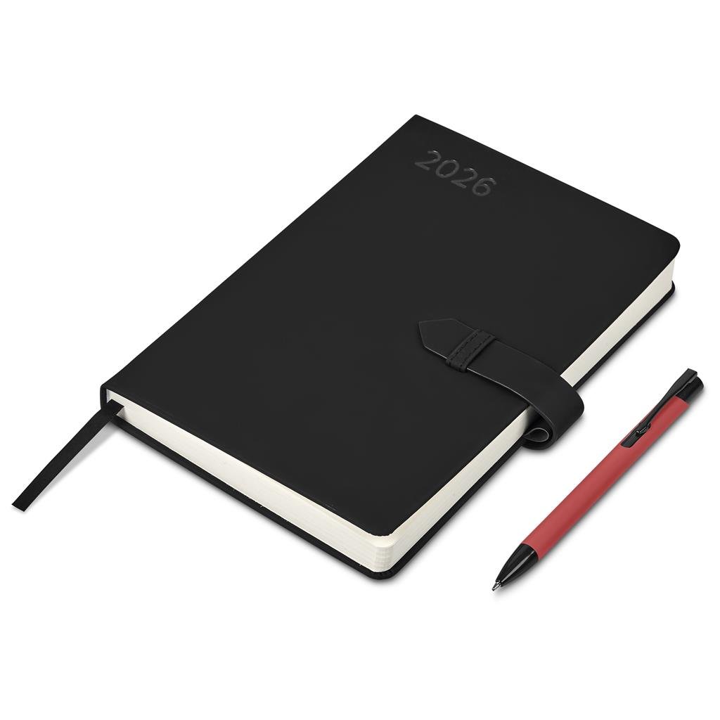 Enterprise A5 2026 Diary & Zeta Pen Set
