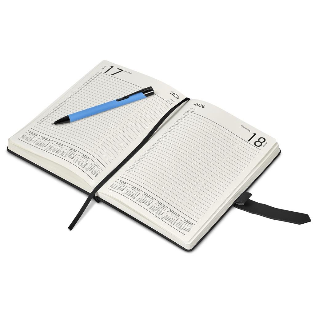 Enterprise A5 2026 Diary & Zeta Pen Set