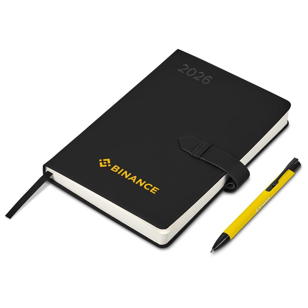 Enterprise A5 2026 Diary & Zeta Pen Set