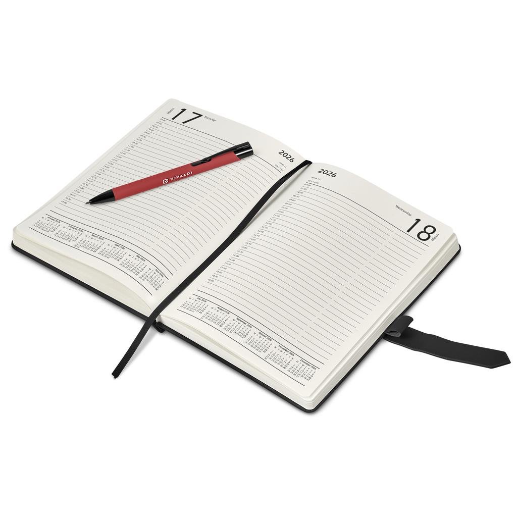 Enterprise A5 2026 Diary & Zeta Pen Set