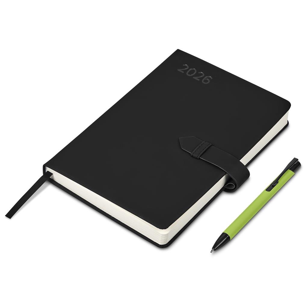 Enterprise A5 2026 Diary & Zeta Pen Set