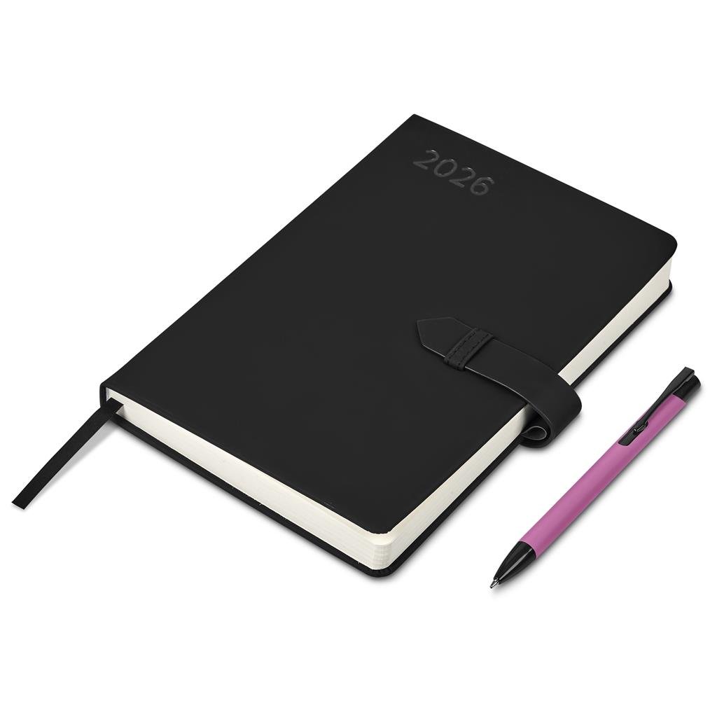 Enterprise A5 2026 Diary & Zeta Pen Set