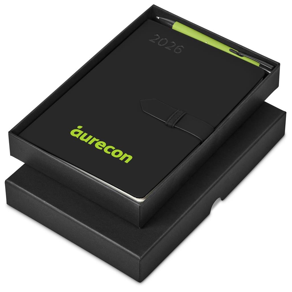 Enterprise A5 2026 Diary & Zeta Pen Set
