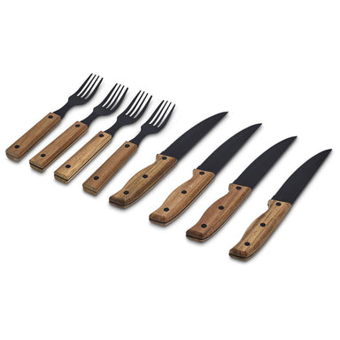 Ermelo Steak Knife and Fork Set BLACK - Kitchen,Home Living,Braai Ideas,Home Living,Heritage Day