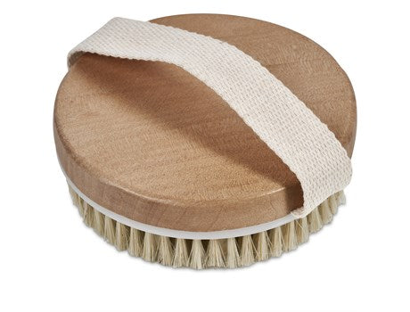 Eva & Elm Aura Bath Massage Exfoliate Brush Natural / NT