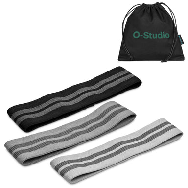 Eva & Elm Interstellar Resistance Bands - Set Of 3 Black / BL