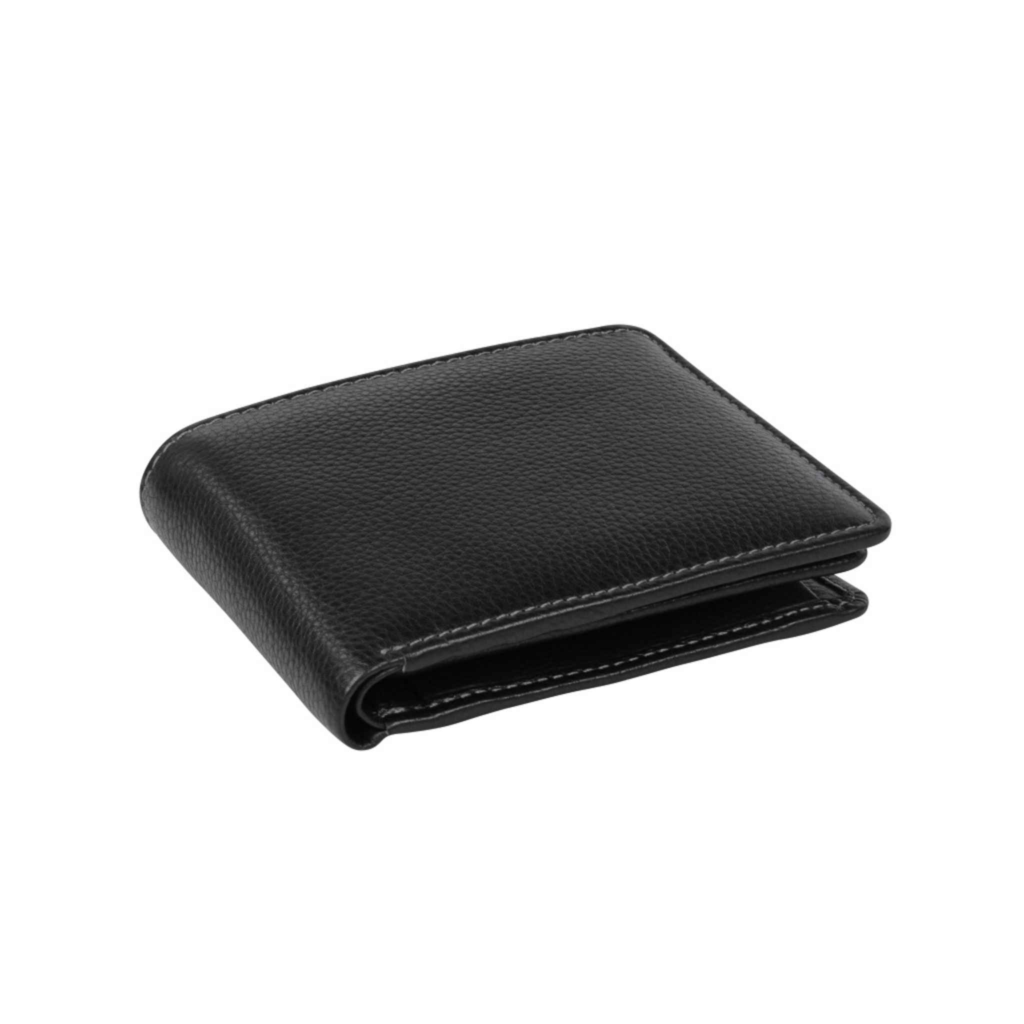 Closed black wallet 