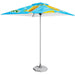 Fade Resistant Parasol Single Round Pole 2m x - Fade-Resistant Parasols