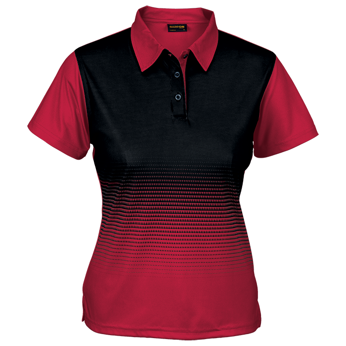Fever Golfer Ladies Red/Black / XS / Regular - Golf Shirts