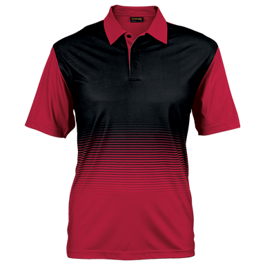 Fever Golfer Mens Red/Black / XL / Regular - Golf Shirts
