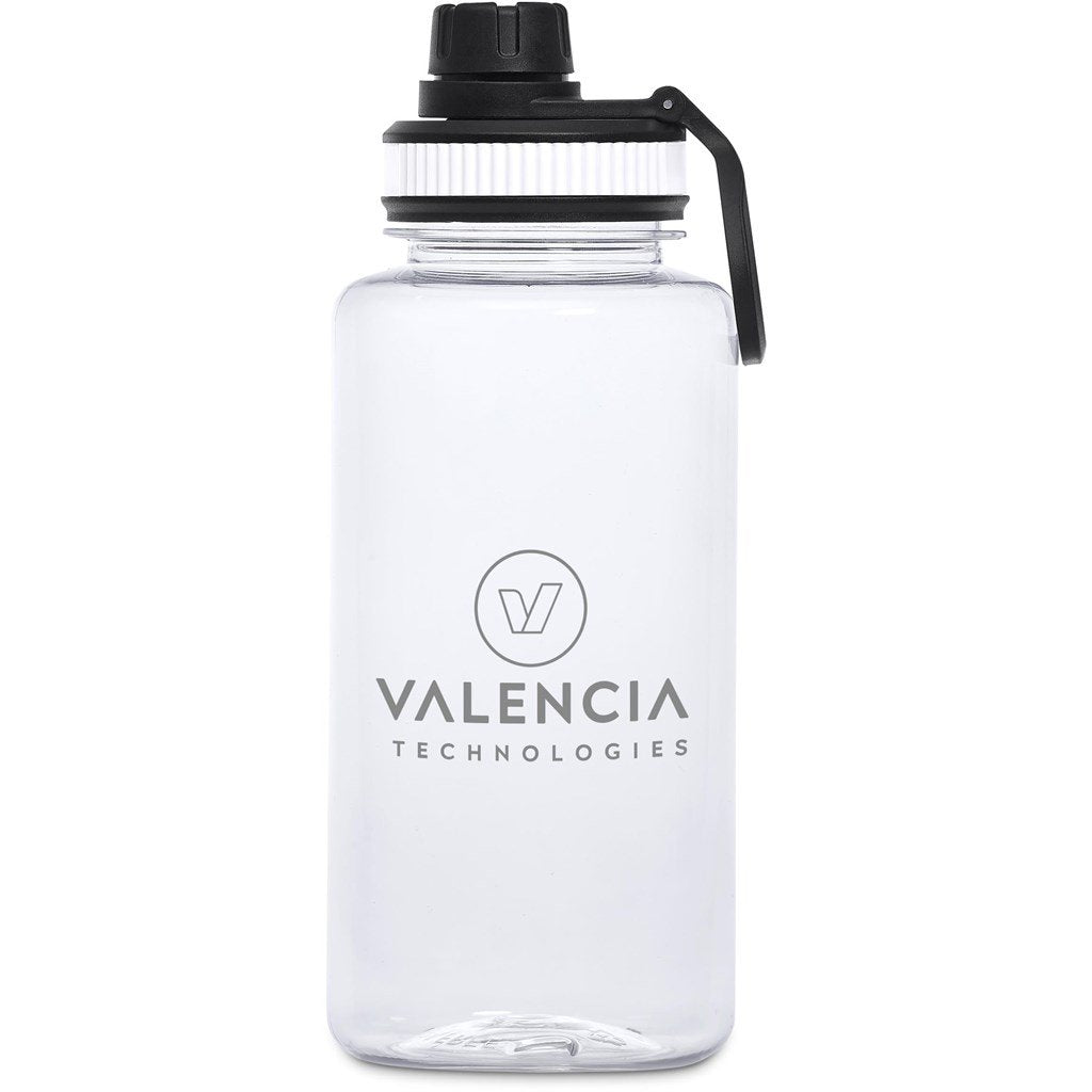 Franco Recycled PET Water Bottle – 1Litre SOLID WHITE - Bottles,Recycled Products,Recycled Drinkware,Drinkware