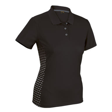 Galaxy Golfer Ladies Black/Grey / XS / Regular - Golf Shirts