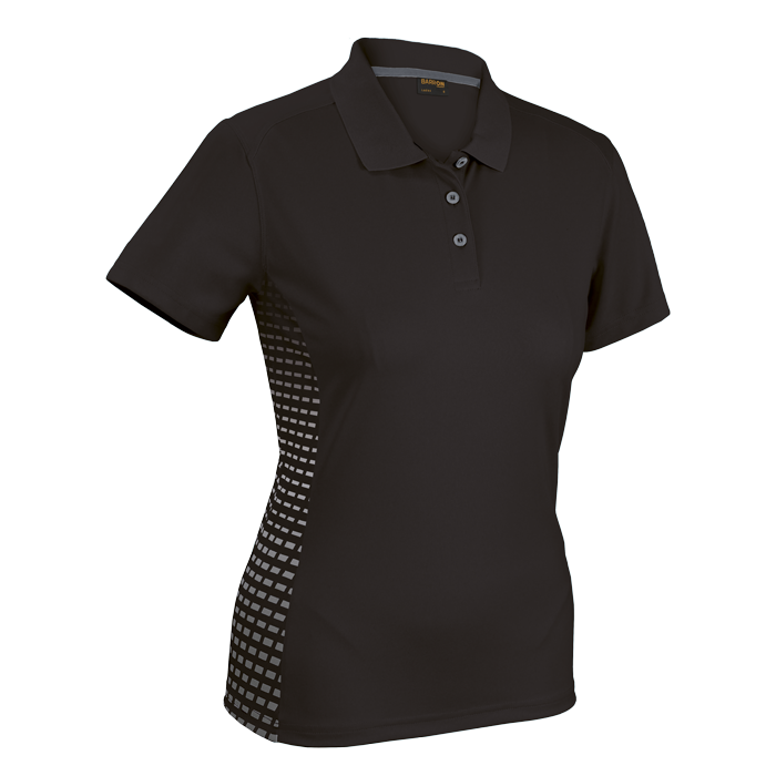 Galaxy Golfer Ladies Black/Grey / XS / Regular - Golf Shirts