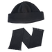Glacier Scarf and Beanie Set Black / STD / Regular - Winter Range