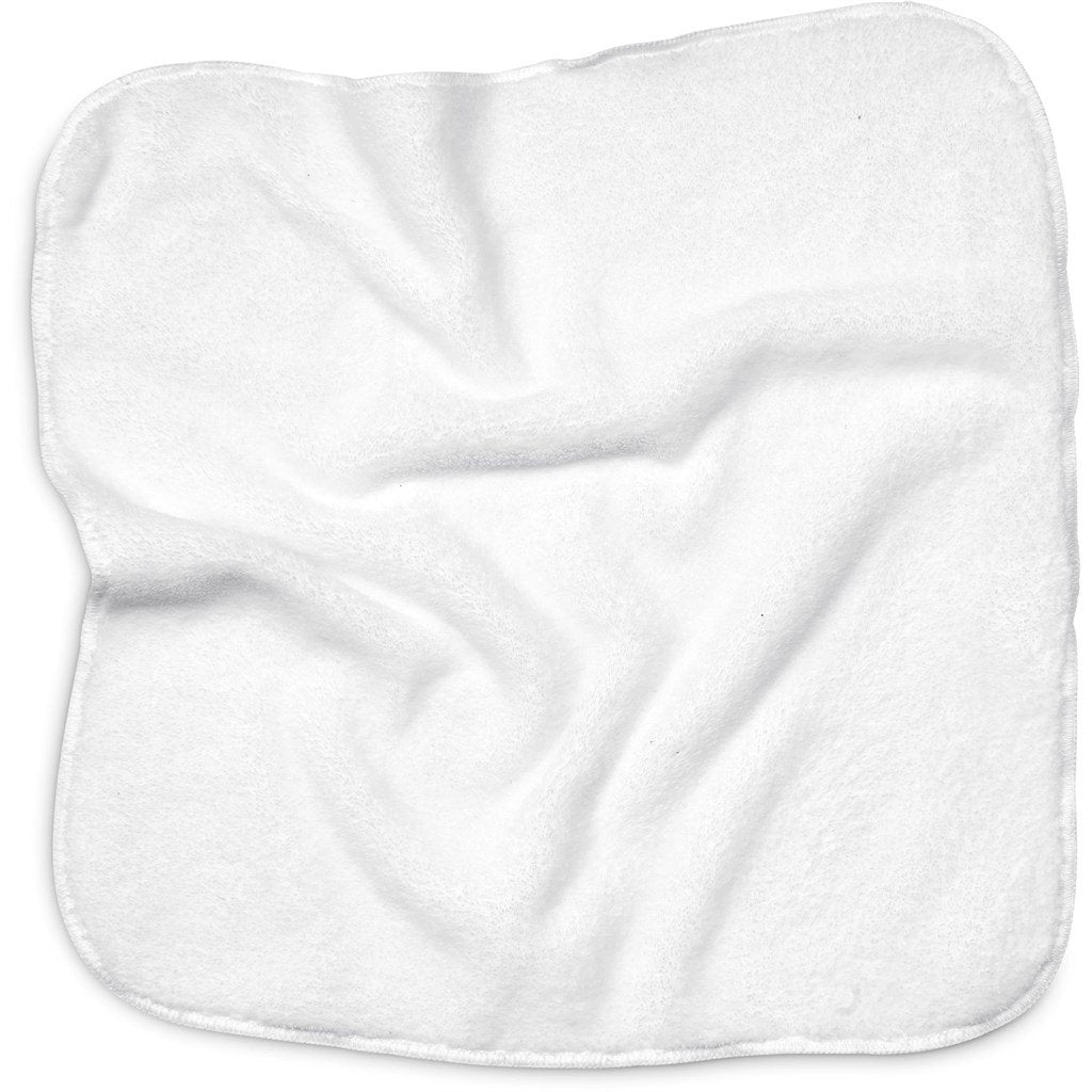 Custom Glamour Makeup Remover Cloth - Double-Sided Branding SOLID WHITE - Personal Care and Pamper Gifts,Custom Gifts