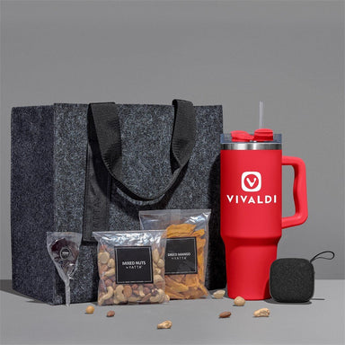 Graceful Goodies Hamper RED - Unisex Hampers,Tech Hampers