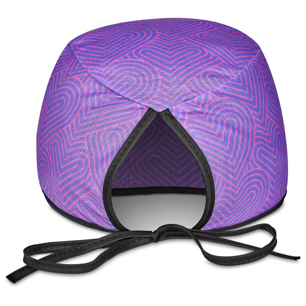 Custom Halo Polyester Nurse Theatre Cap BLACK - Personal Care and Pamper Gifts,Custom Gifts