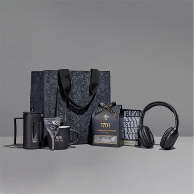 Hampin Hot Hamper BLACK - Unisex Hampers,Coffee Hampers,Tech Hampers