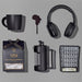 Hampin Hot Hamper BLACK - Unisex Hampers,Coffee Hampers,Tech Hampers