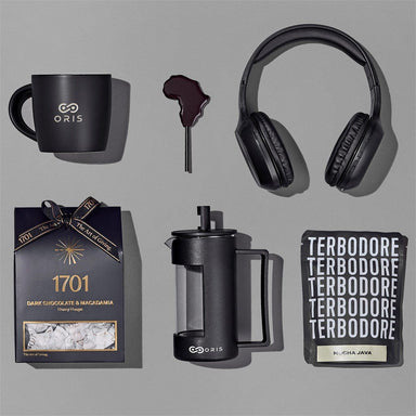 Hampin Hot Hamper BLACK - Unisex Hampers,Coffee Hampers,Tech Hampers