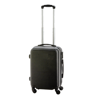 Hard Shell Luggage Trolley Black / STD / Regular - Bags on Wheels