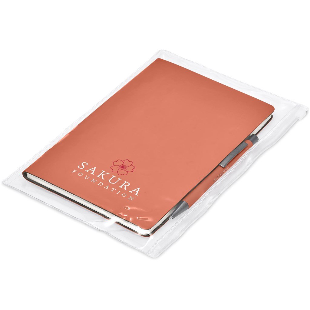 Harper Notebook & Pen Set BURNT ORANGE - Fashion Colour Ideas,Sets,Notebook Sets
