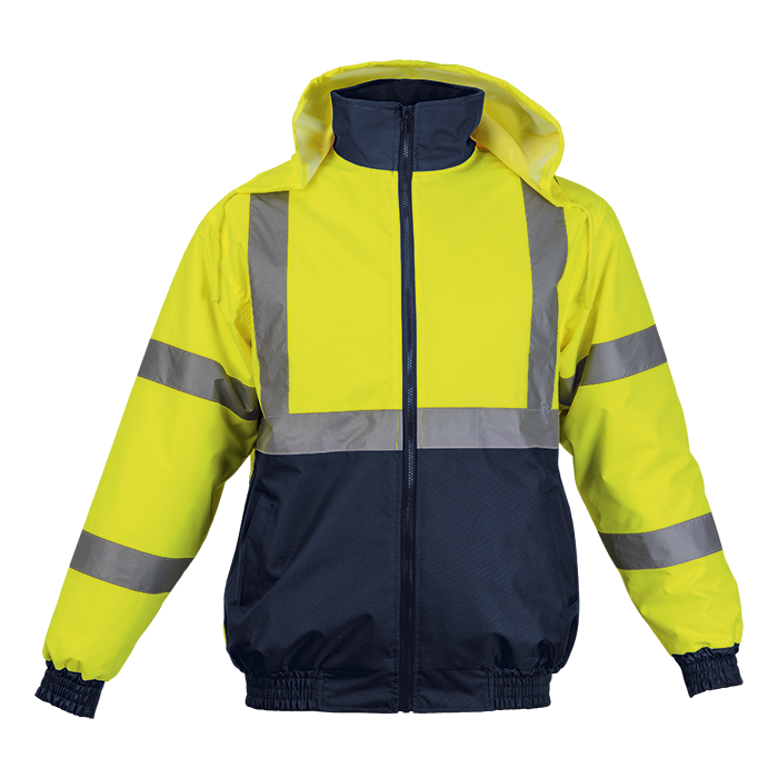 Hawk Jacket (HAW-JAC) Safety Yellow/Navy / XL / Regular - High Visibility